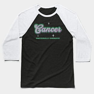 Cancer Emotionally Enigmatic Zodiac Sign Astrology Horoscope Baseball T-Shirt